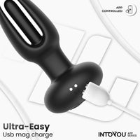INTOYOU Zack Plug Anale Vibrante Flipping con App