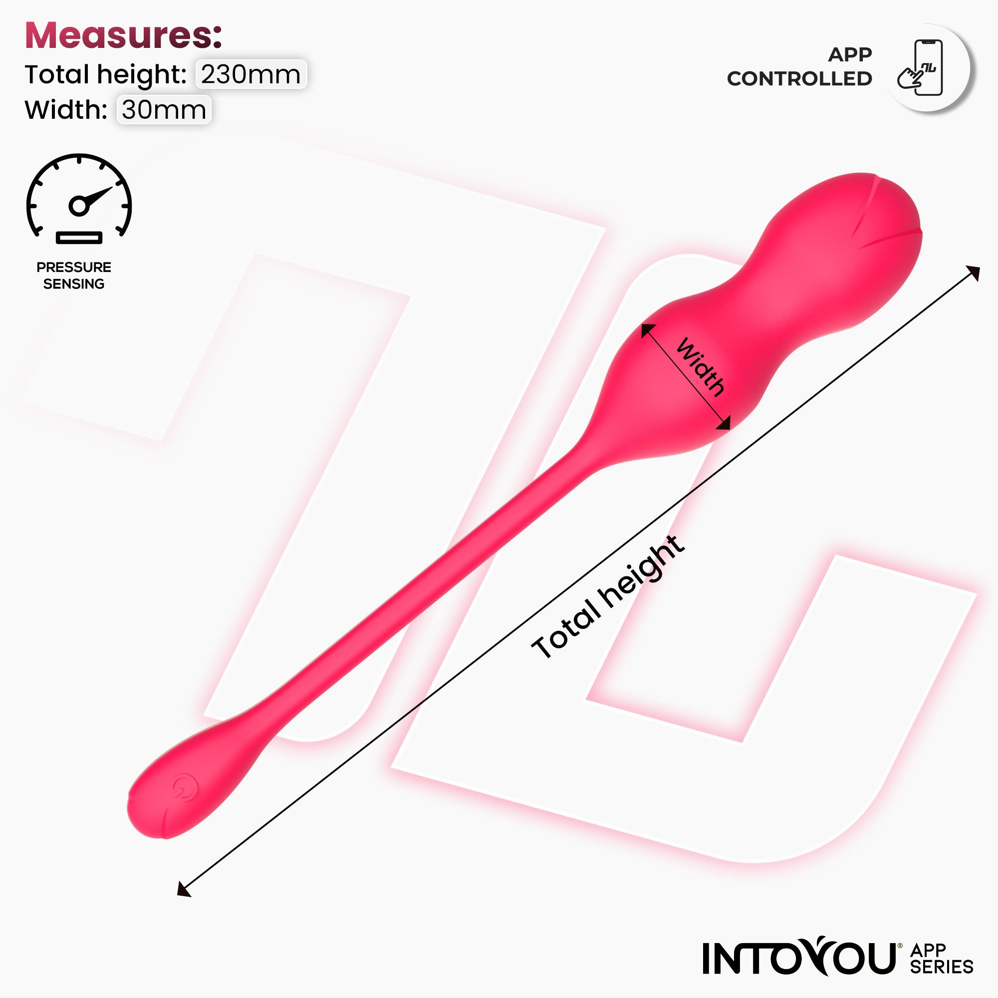 INTOYOU Kyra Trainer Pelvico App Rosa Fucsia