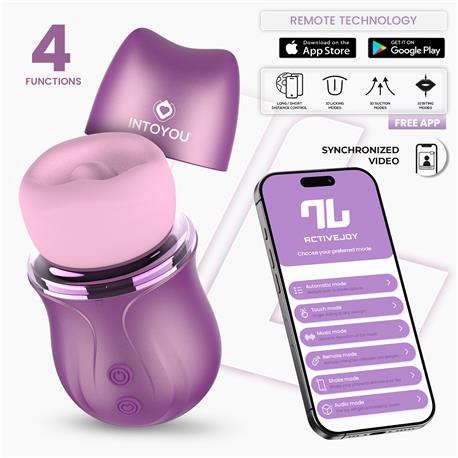 INTOYOU Suvi stimolatore clitorideo 4 in 1 con app USB-C