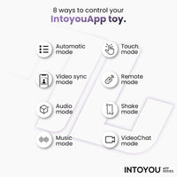 INTOYOU NexEgg uovo vibrante giallo/viola 10 modi app