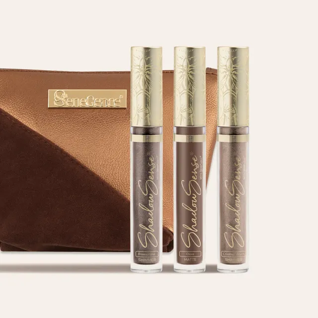 Lipsense ShadowSense Afterglow ombretto trio 3 neutri shimmer