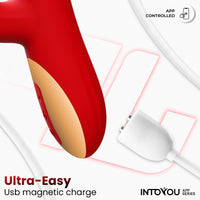INTOYOU Ascen vibratore thrusting waving app silicone
