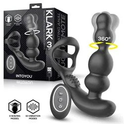 INTOYOU Anale Klark plug anale oscillante telecomando