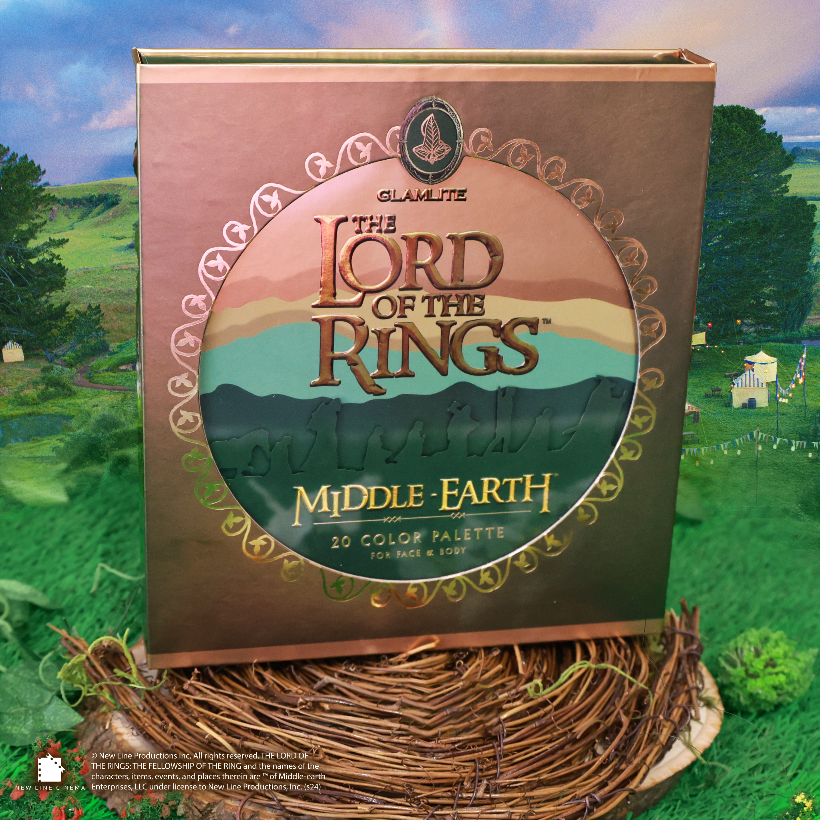 Glamlite Middle-earth Palette paletta 20 ombretti caldi