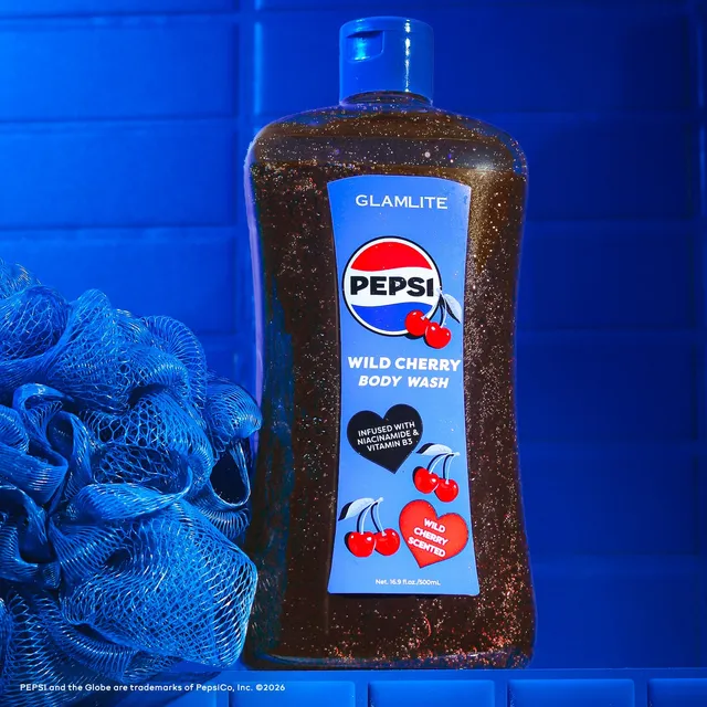 Glamlite Self-Care Pepsi Body Wash Bagnoschiuma Niacinamide