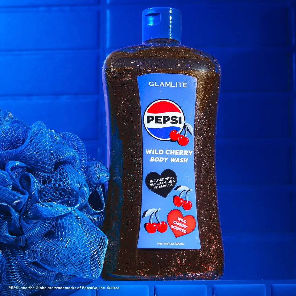 Glamlite Self-Care Pepsi Body Wash Bagnoschiuma Niacinamide