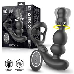 INTOYOU Klark Plug Anale Oscillante Vibrante Telecomando