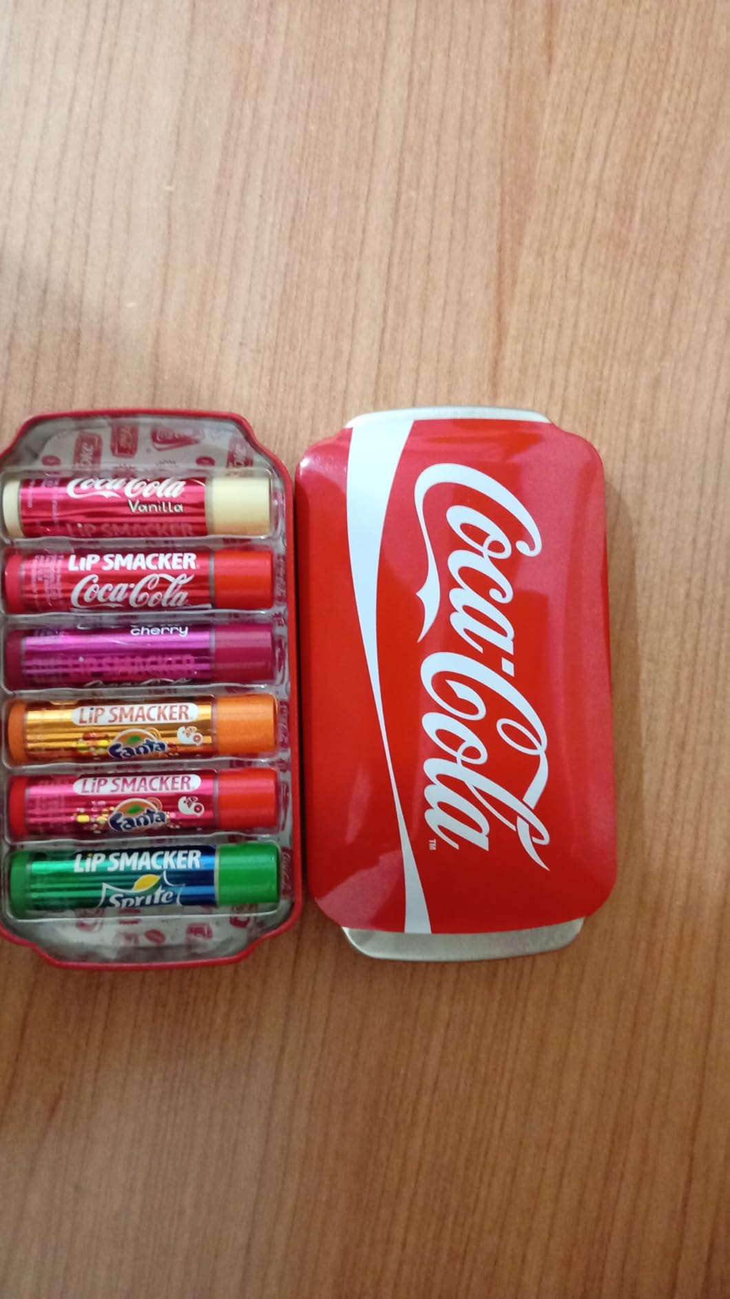 Lip Smacker Coca-Cola balsamo labbra lattina 6 gusti