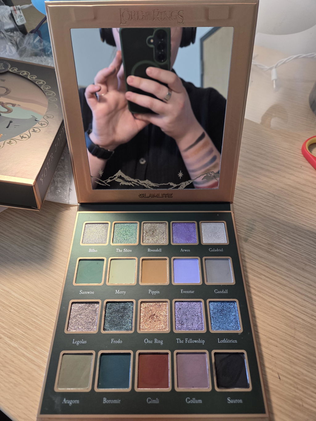 Glamlite Middle-earth Palette paletta 20 ombretti caldi