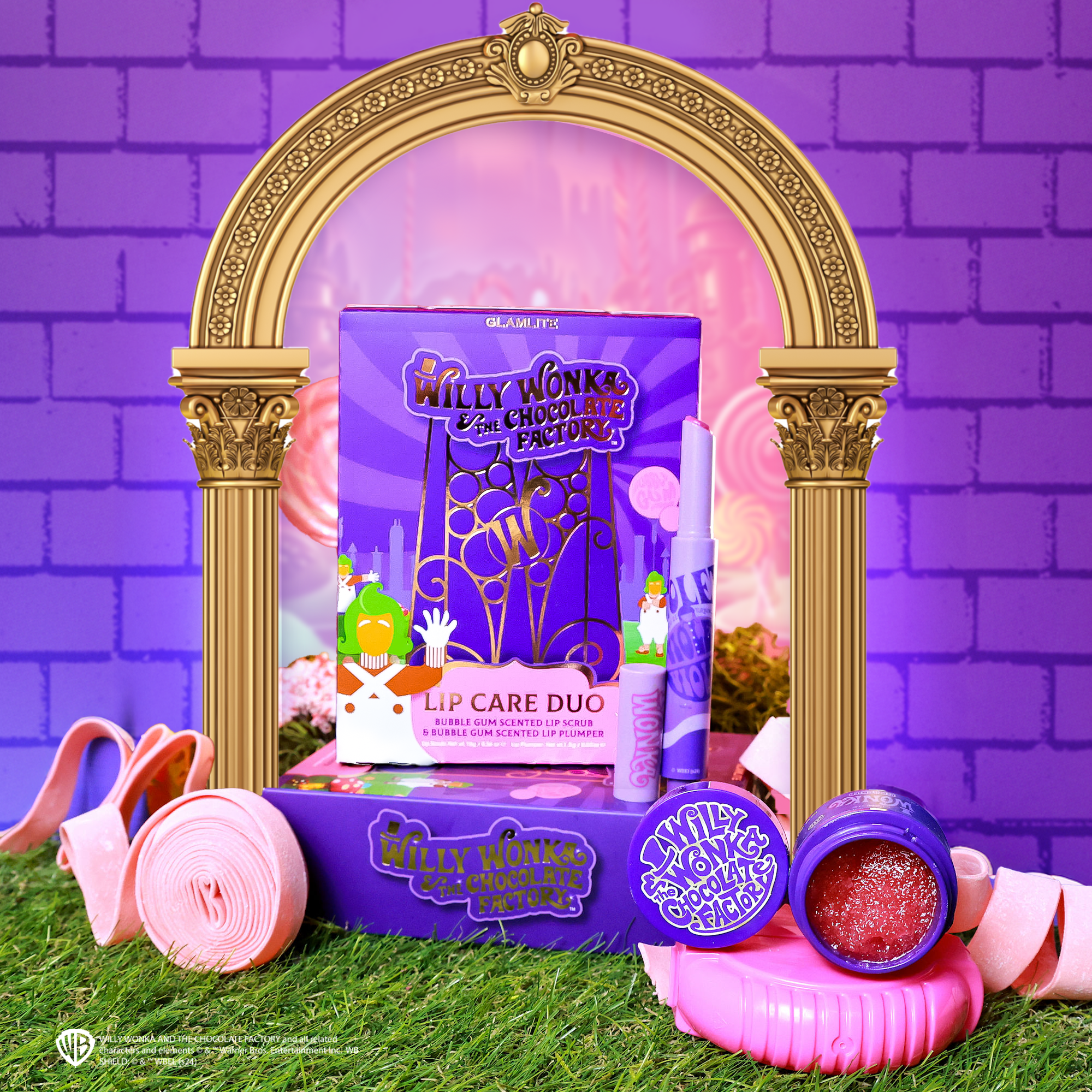 Glamlite Lip Care Wonka Duo Labbra Scrub e Maschera