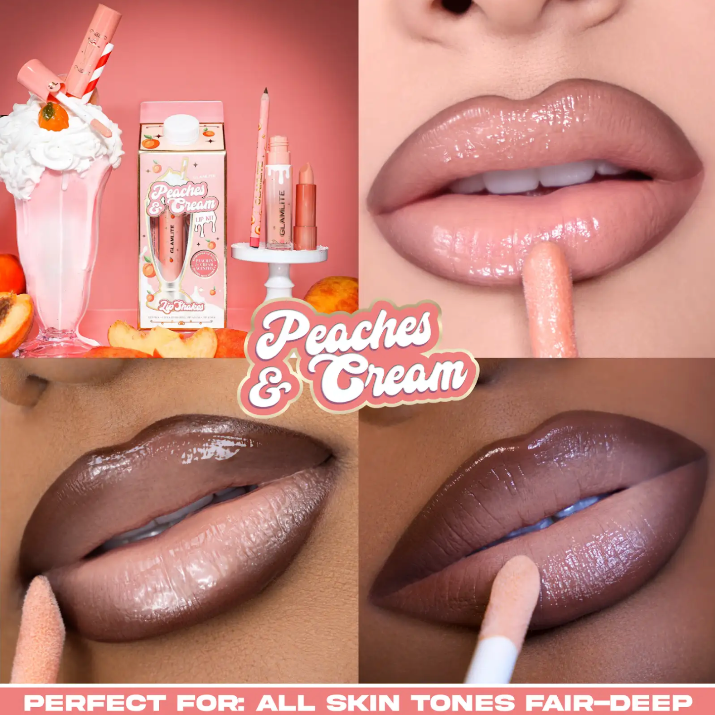 Glamlite Lip Shake bundle rossetti 7 kit labbra dessert