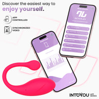 INTOYOU Bulby ovetto vibrante rosa app silicone
