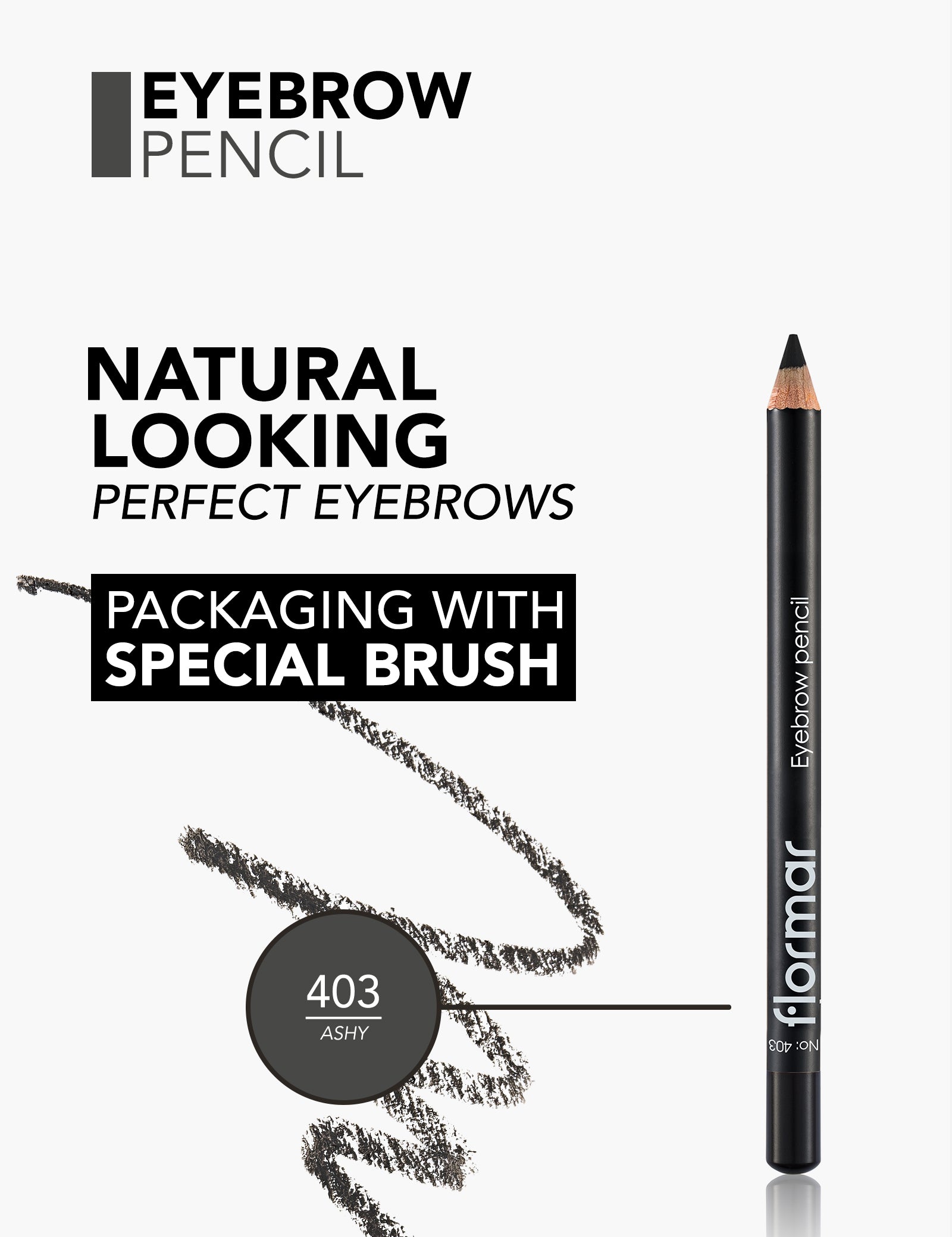 Pretty by Flormar Eyebrow Pencil matita sopracciglia 401 Beige