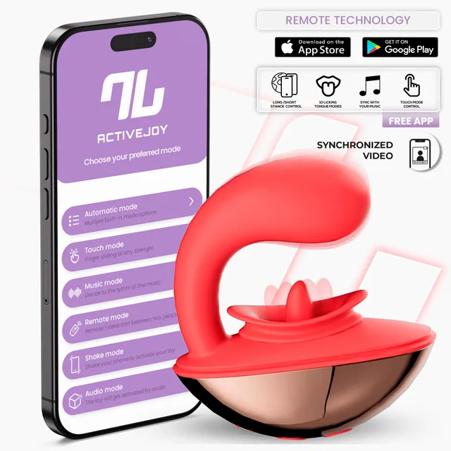 INTOYOU Rondy stimolatore licking punto G app silicone