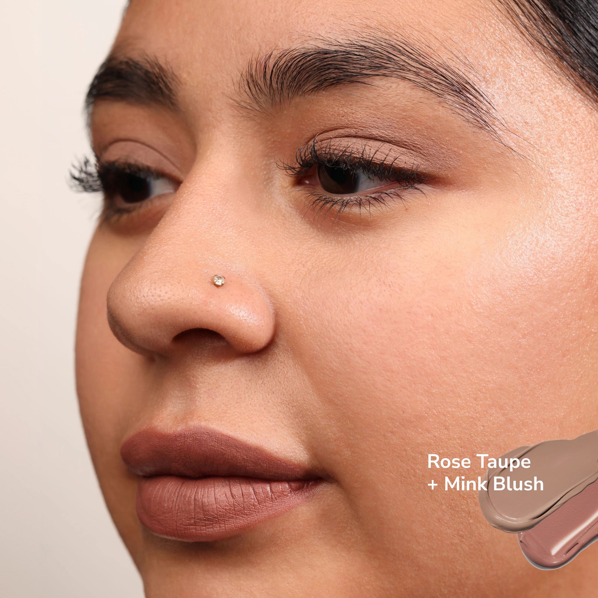 LipSense Lips Blushed Rose Collection rossetto + gloss + ombretto