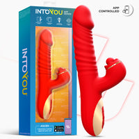 INTOYOU Ascen vibratore thrusting waving app silicone