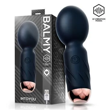 INTOYOU Bacchette Balmy Compact Wand Massager Vibratore 10 modi