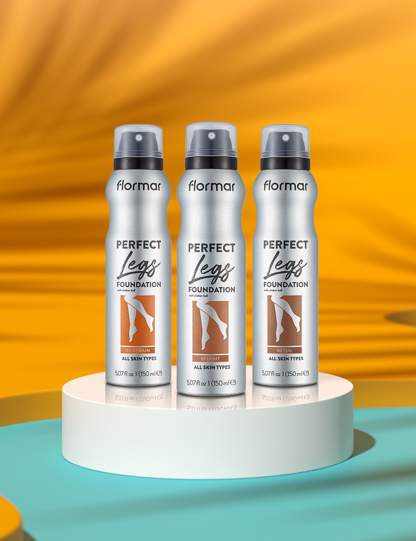 Pretty by Flormar Perfect Legs fondotinta gambe 01 Light coprente