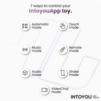 INTOYOU Kenny anello vibrante pendolo app blu scuro