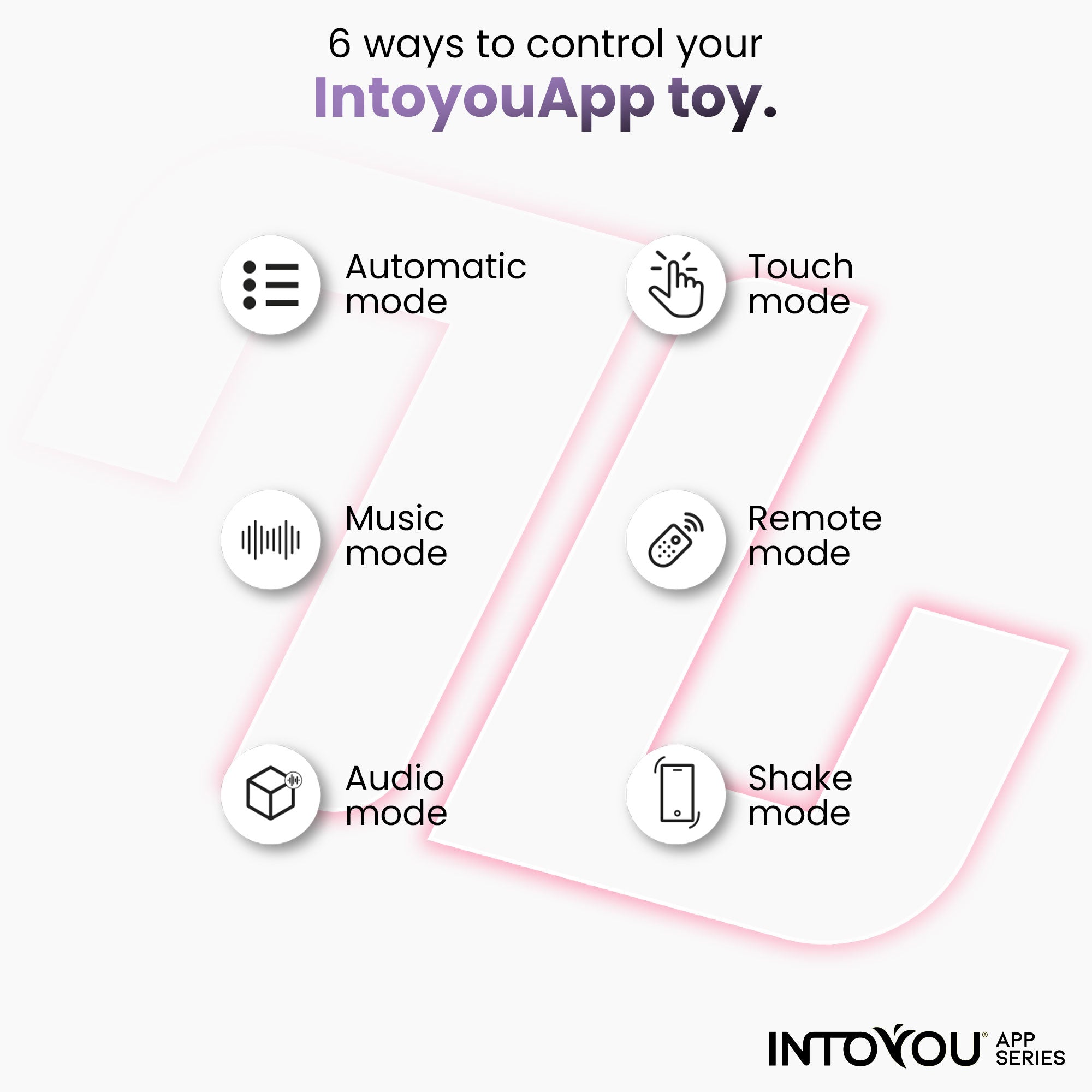 INTOYOU Bulby uovo vibrante rosa intenso con app