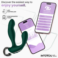 INTOYOU Greeny massaggiatore prostatico silicone app