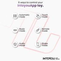 INTOYOU Ascen vibratore thrusting waving app silicone