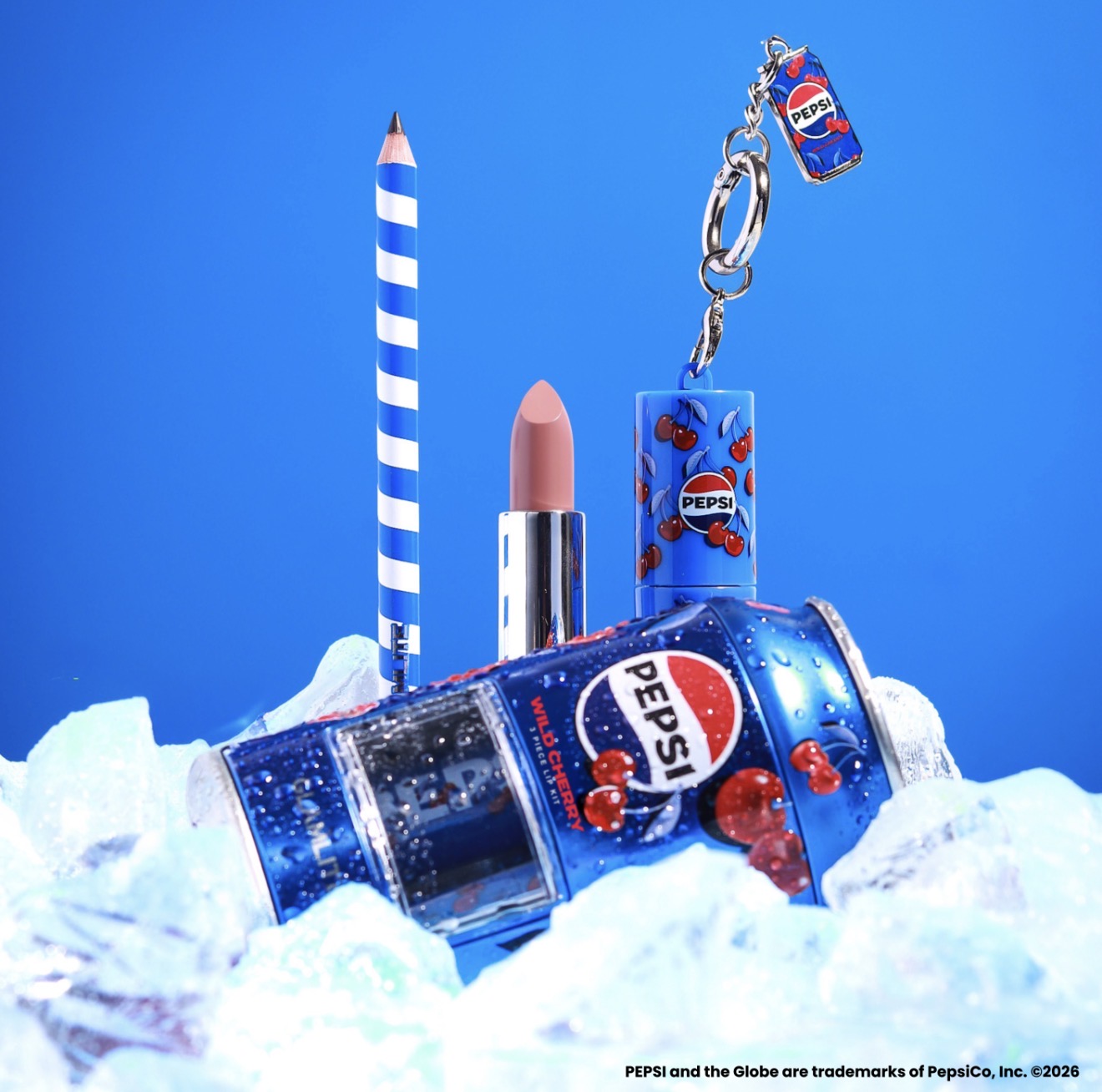 Glamlite Lip Kits Pepsi Wild Cherry kit labbra 3 pezzi dolce