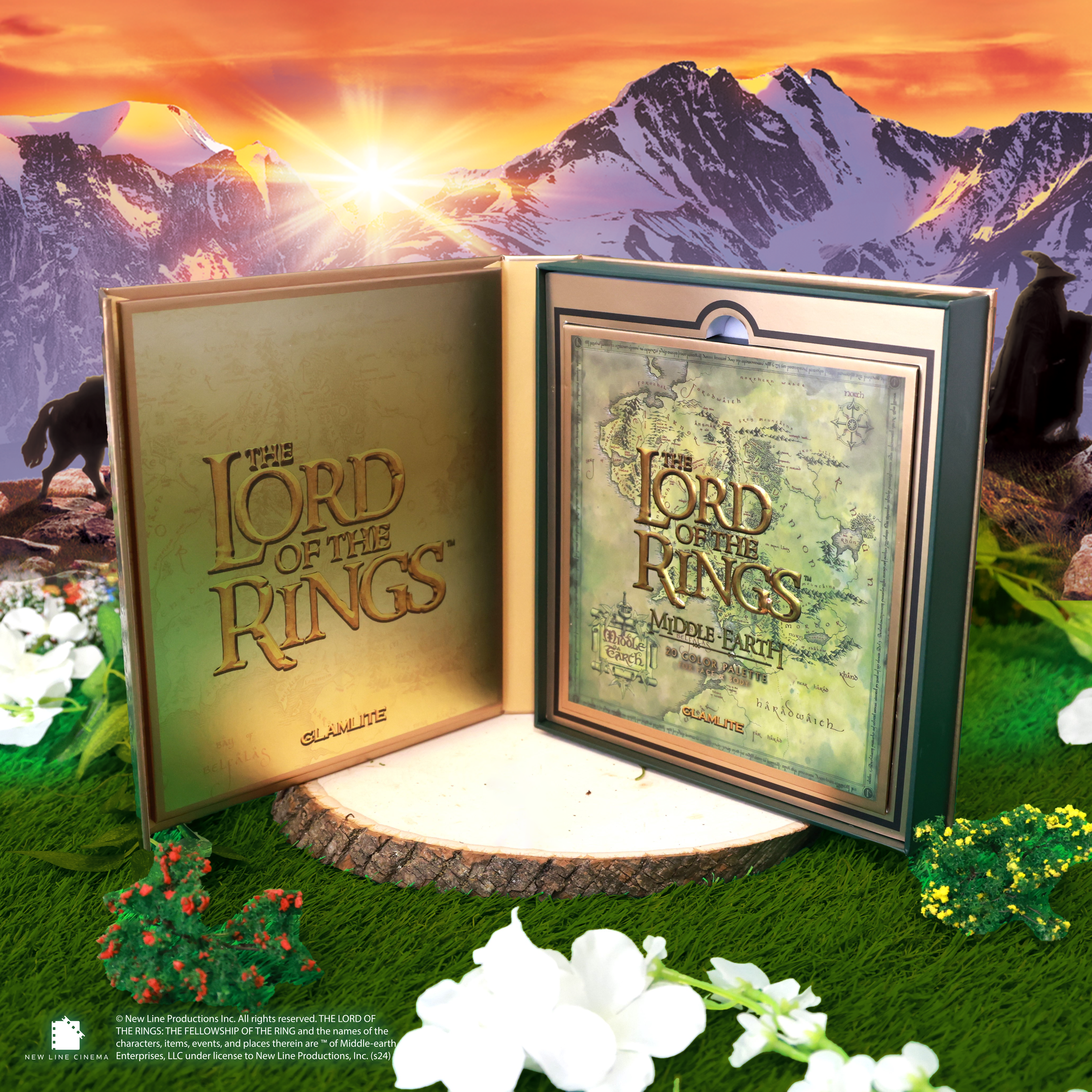 Glamlite Middle-earth Palette paletta 20 ombretti caldi
