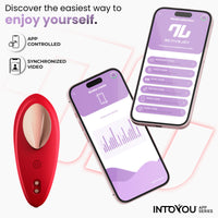 INTOYOU Vibratore per Slip Rosso con Magnete App