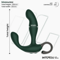 INTOYOU Greeny massaggiatore prostatico silicone app