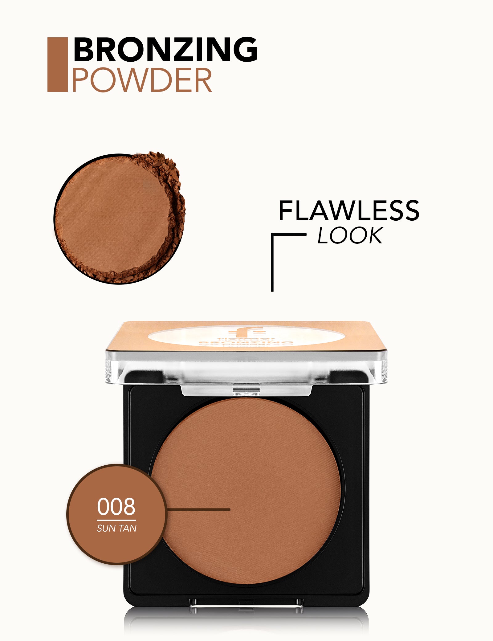 Pretty by Flormar Bronzer cipria abbronzante 002 Rosegold luminosa