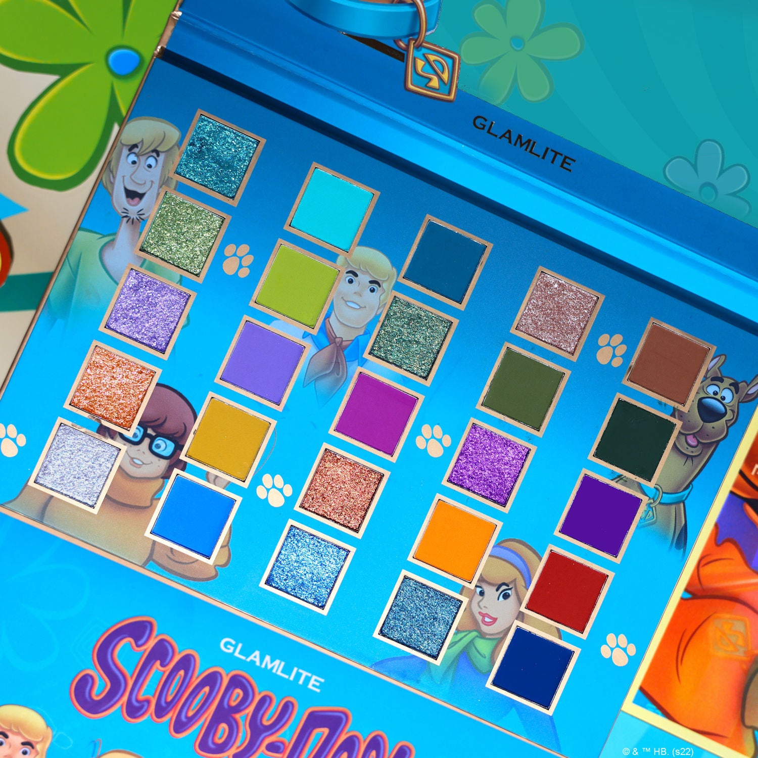 Glamlite Scooby-Doo palette ombretti 25 colori viso corpo