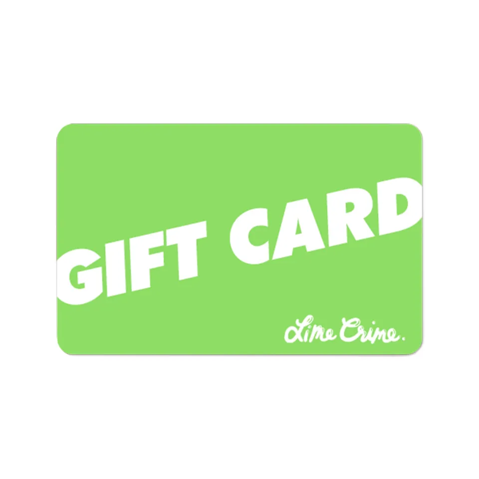 Lime Crime Gift Cards buono trucco capelli 25 USD email