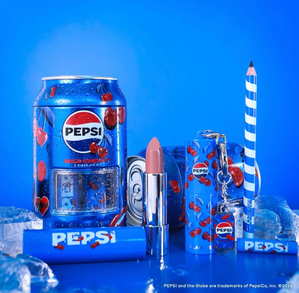 Glamlite Lip Kits Pepsi Wild Cherry kit labbra 3 pezzi dolce