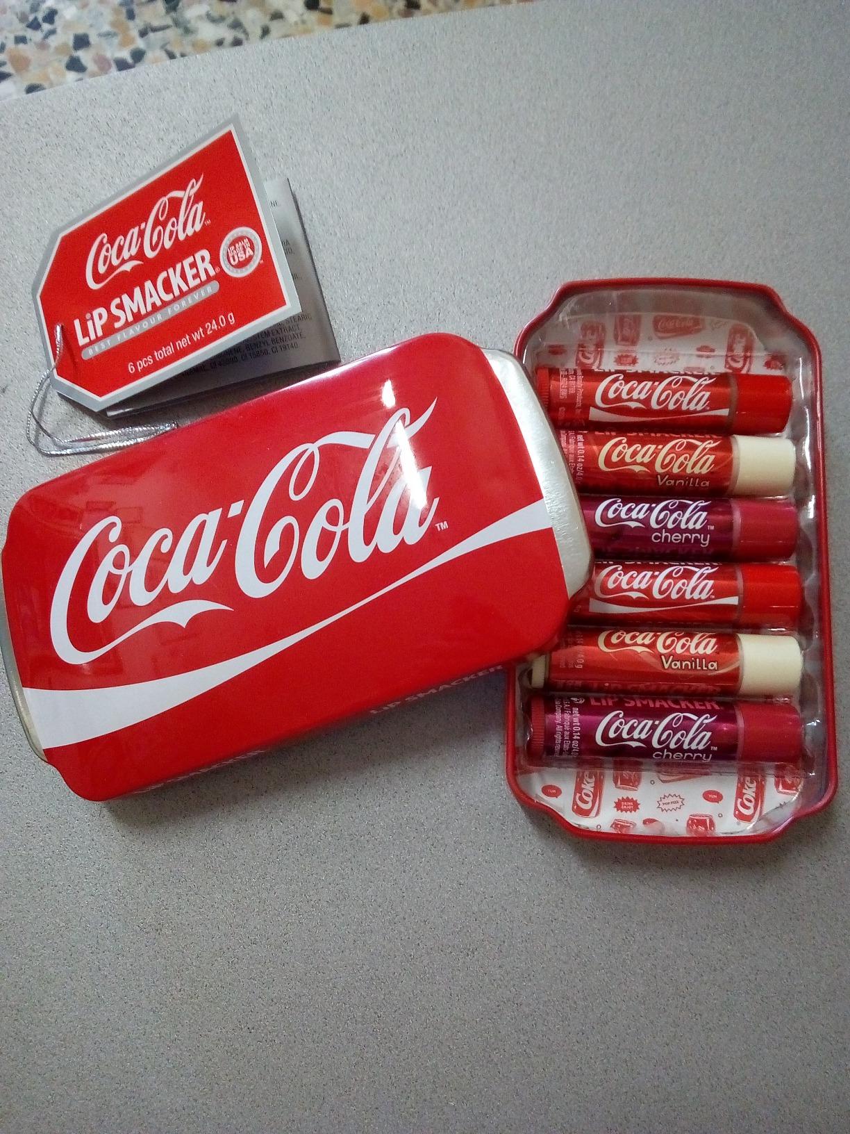 Lip Smacker Coca-Cola balsamo labbra 6 pezzi Can Collection