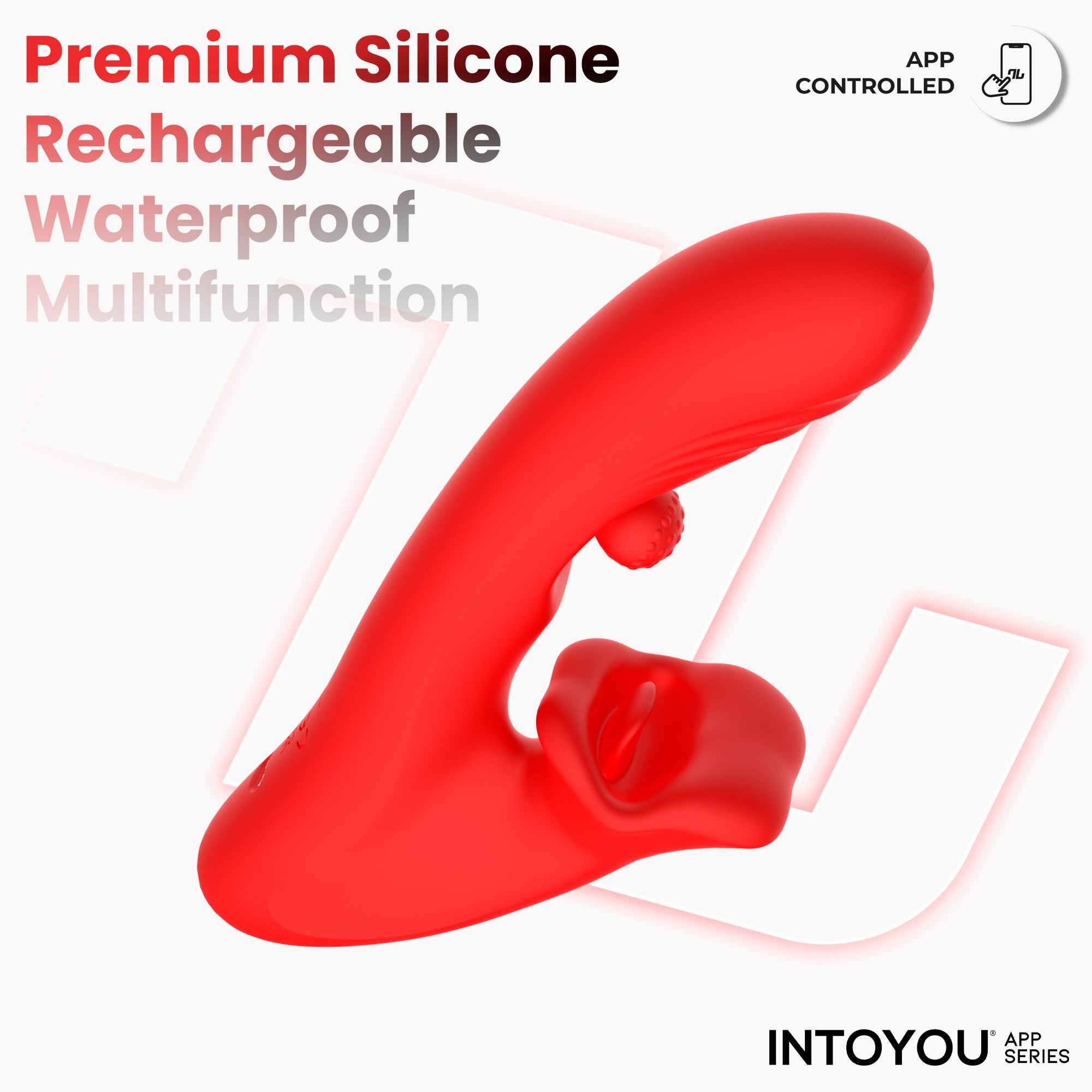 INTOYOU Per il clitoride Franky Vibratore Biting Sfera Rotante APP