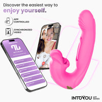 INTOYOU Bimby vibratore clitoride tapping con app doppia lingua