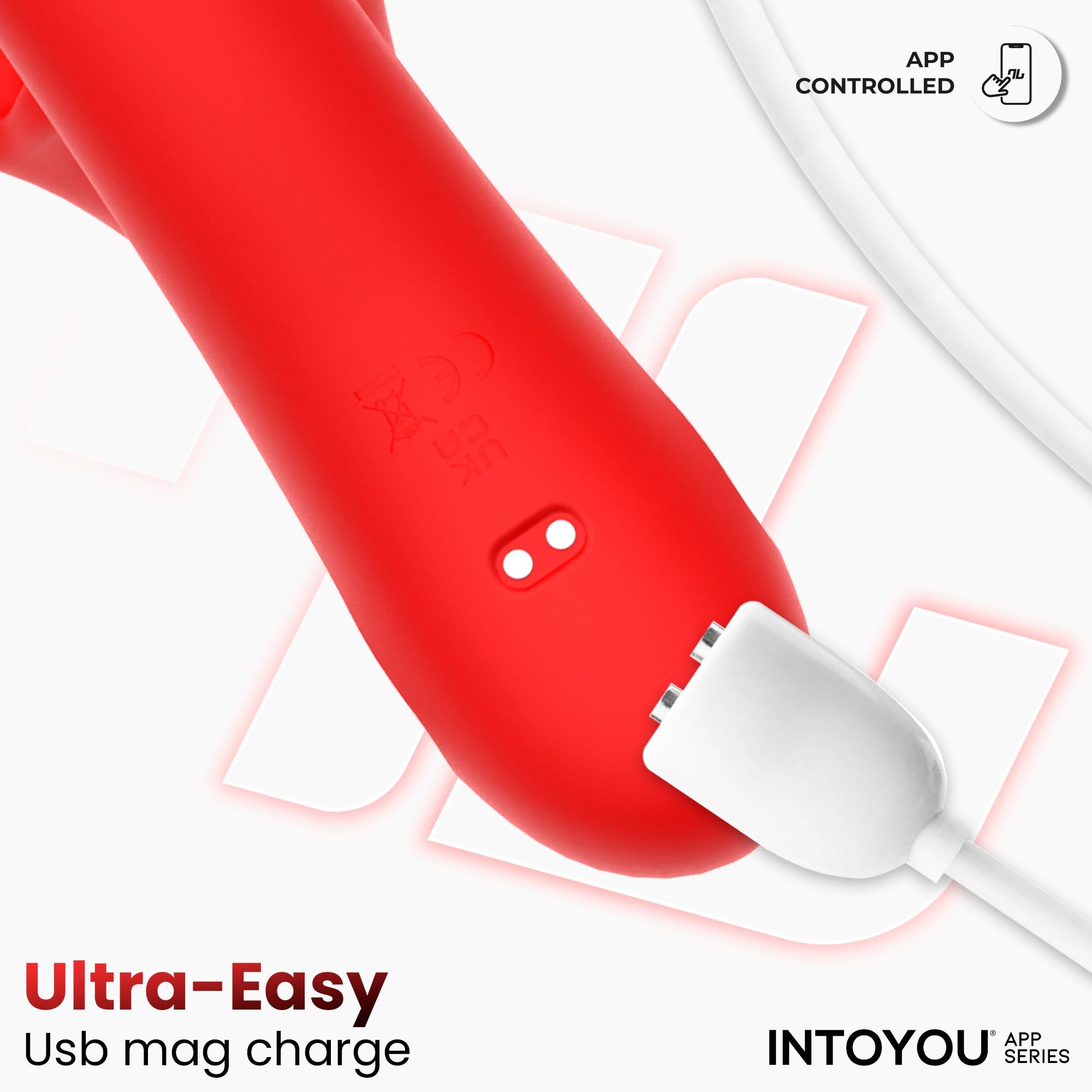 INTOYOU Per il clitoride Franky Vibratore Biting Sfera Rotante APP