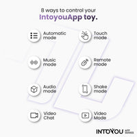INTOYOU Bimby vibratore clitoride tapping con app doppia lingua