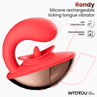 INTOYOU Rondy stimolatore clitoride con app 10 vibrazioni