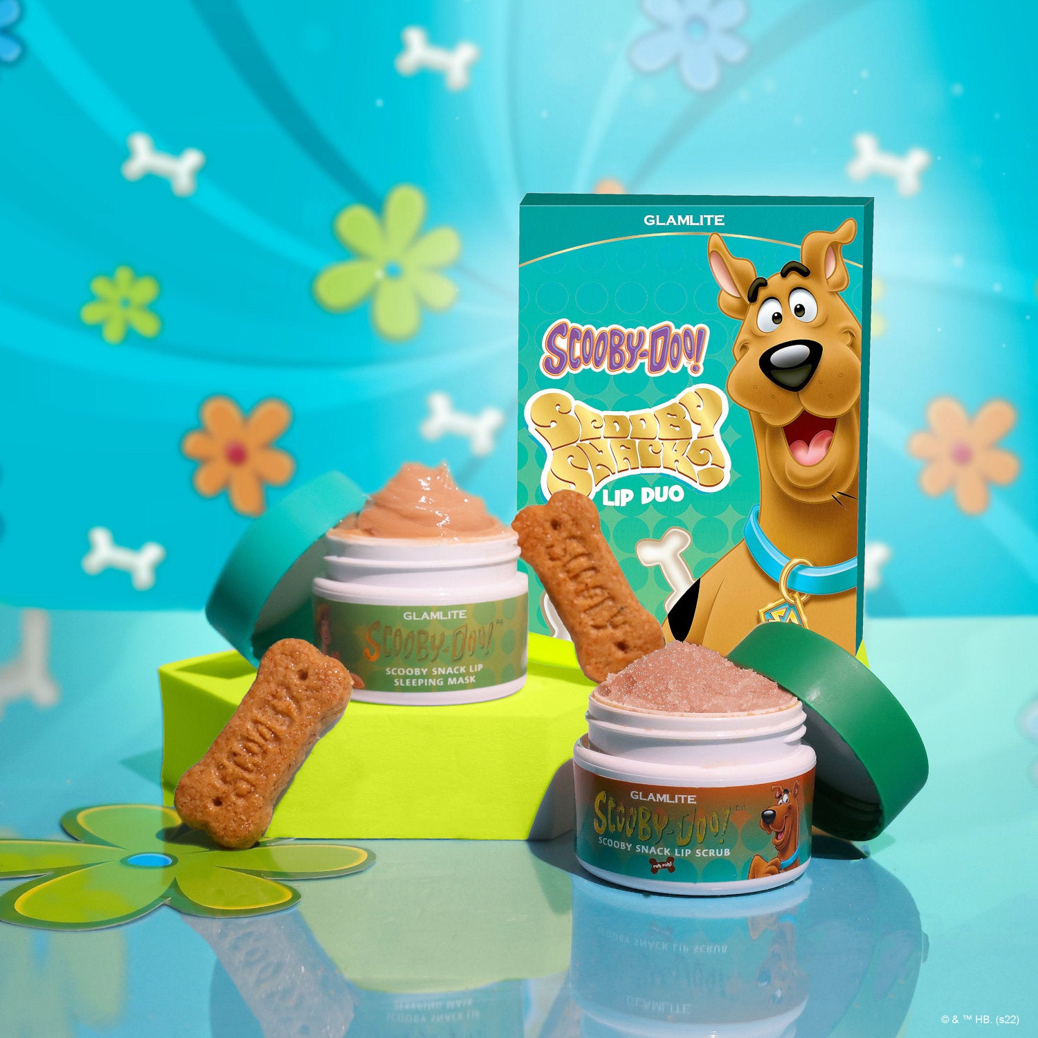 Glamlite Scooby-Doo set trucco 8 pezzi palette 25 colori