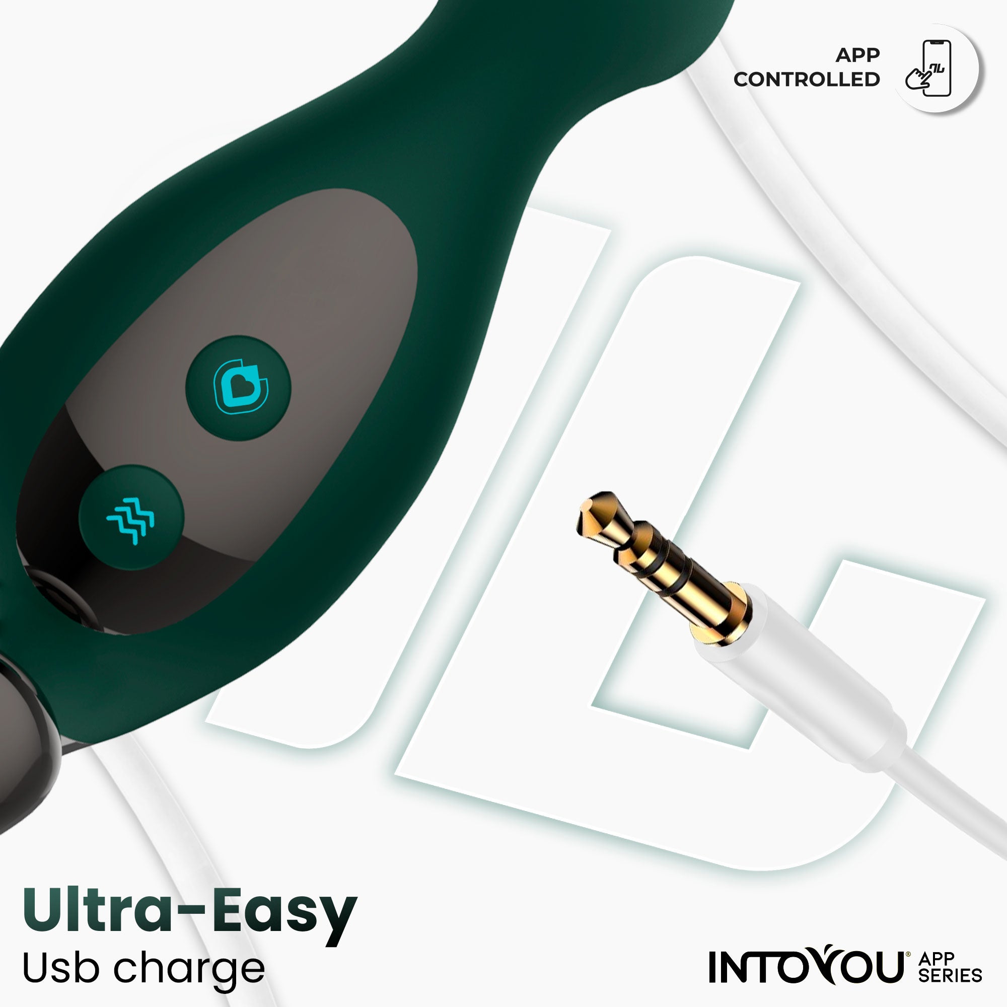 INTOYOU Greeny stimolatore prostatico Finger Wiggling app