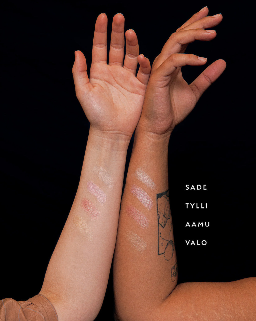HAVU Blushes Aamu illuminante pesca stick vegano