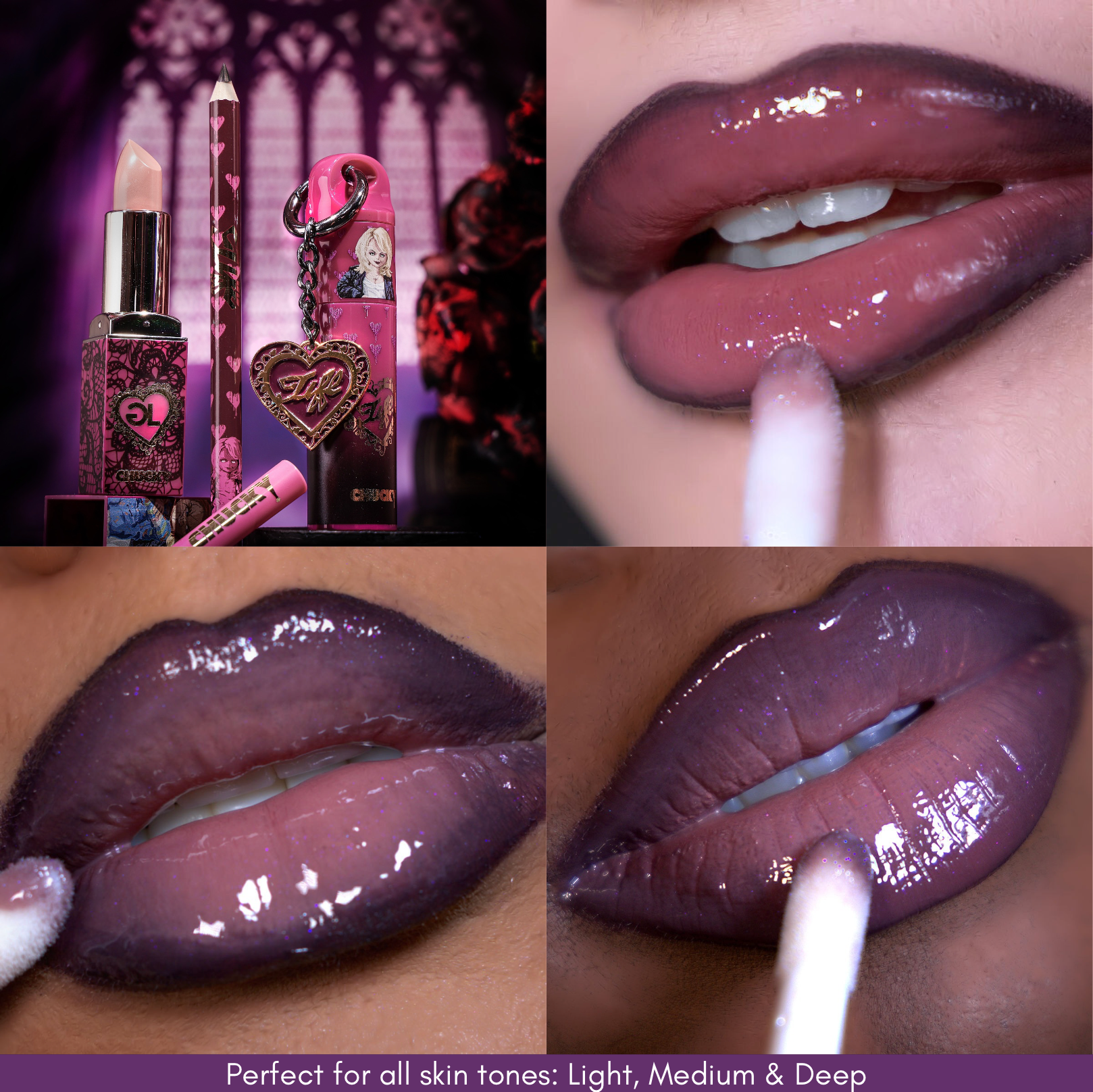 Glamlite Tiff Lip Kit set labbra rossetto matita gloss