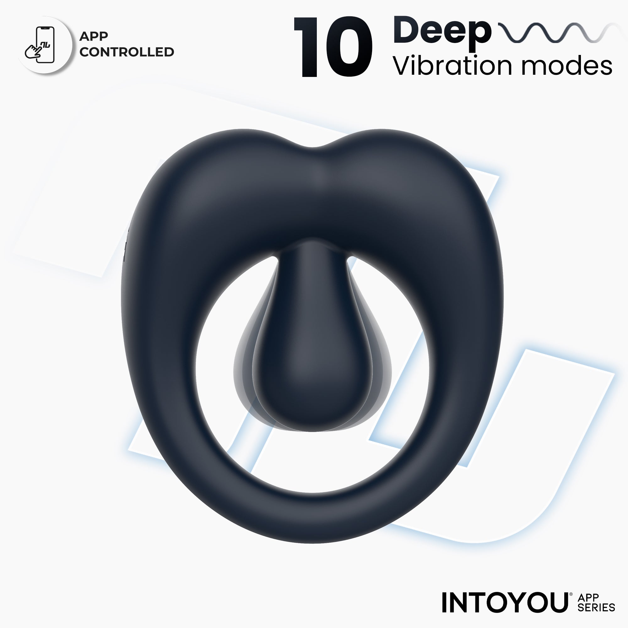 INTOYOU Kenny Anello Vibrante APP Blu Scuro Pendolo