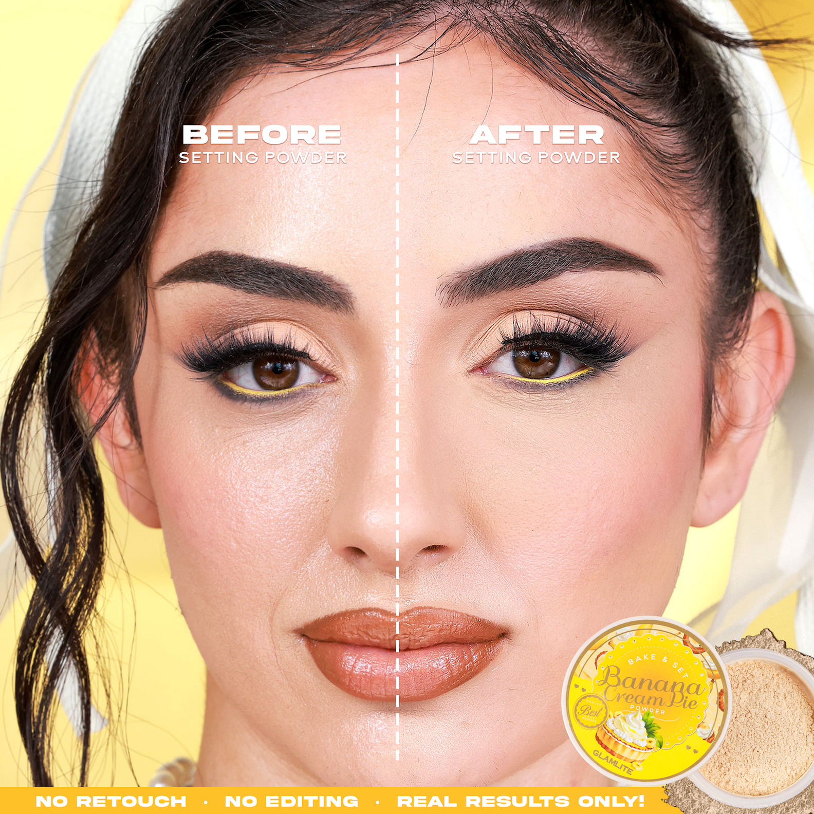 Glamlite Banana Cream Pie cipria fissante 35 g baking