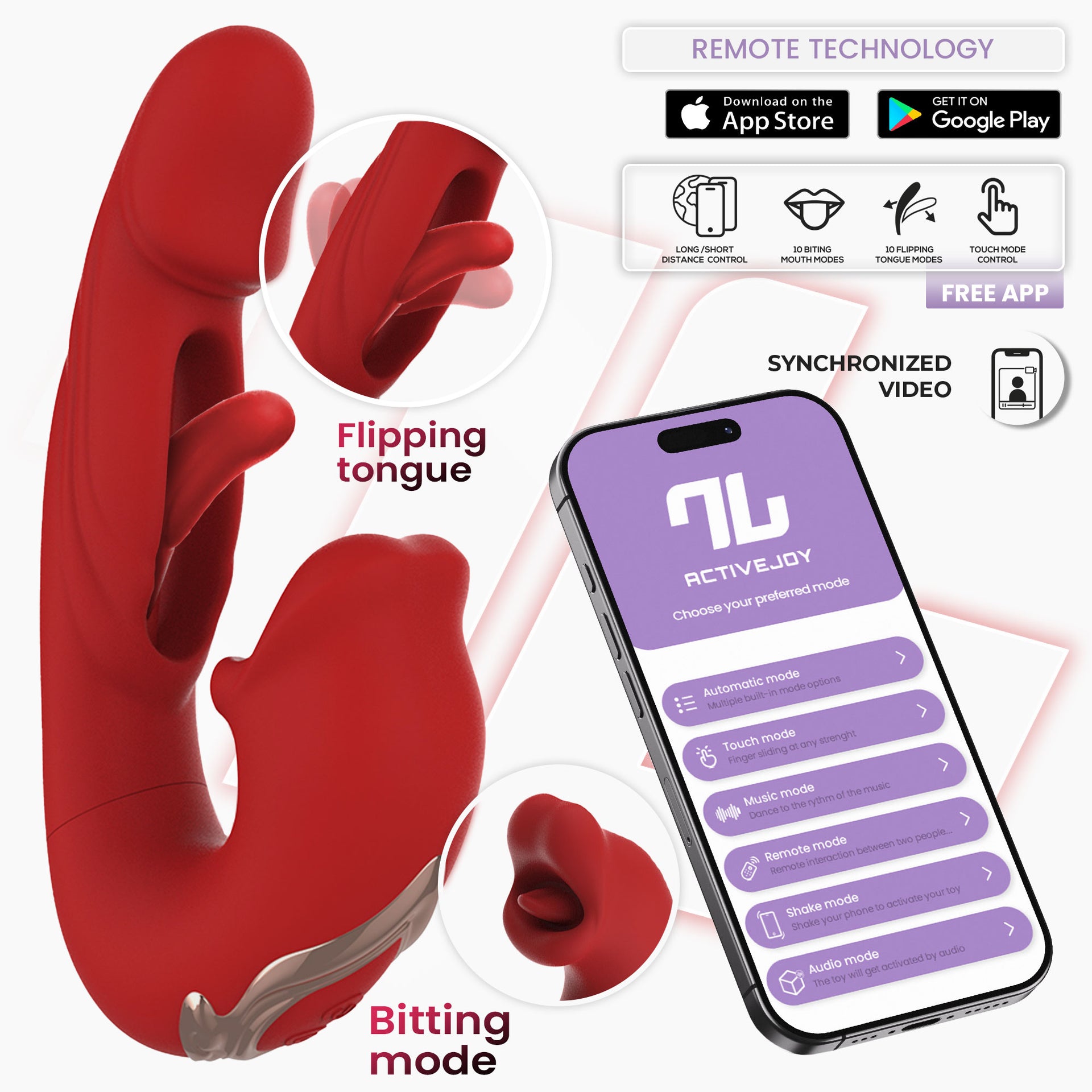 INTOYOU Mouty stimolatore clitoride e punto G con app