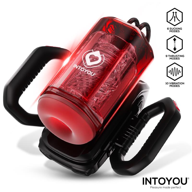 INTOYOU Vexor masturbatore automatico 3 in 1 USB-C TPE