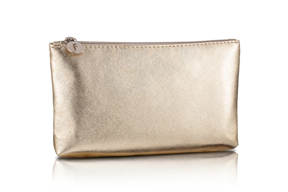 Pretty by Flormar Gold Makeup Bag trousse oro compatta