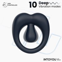 INTOYOU Kenny anello vibrante pendolo app blu scuro